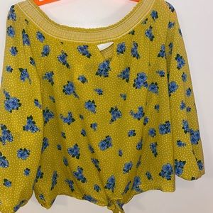 off the shoulder top!!